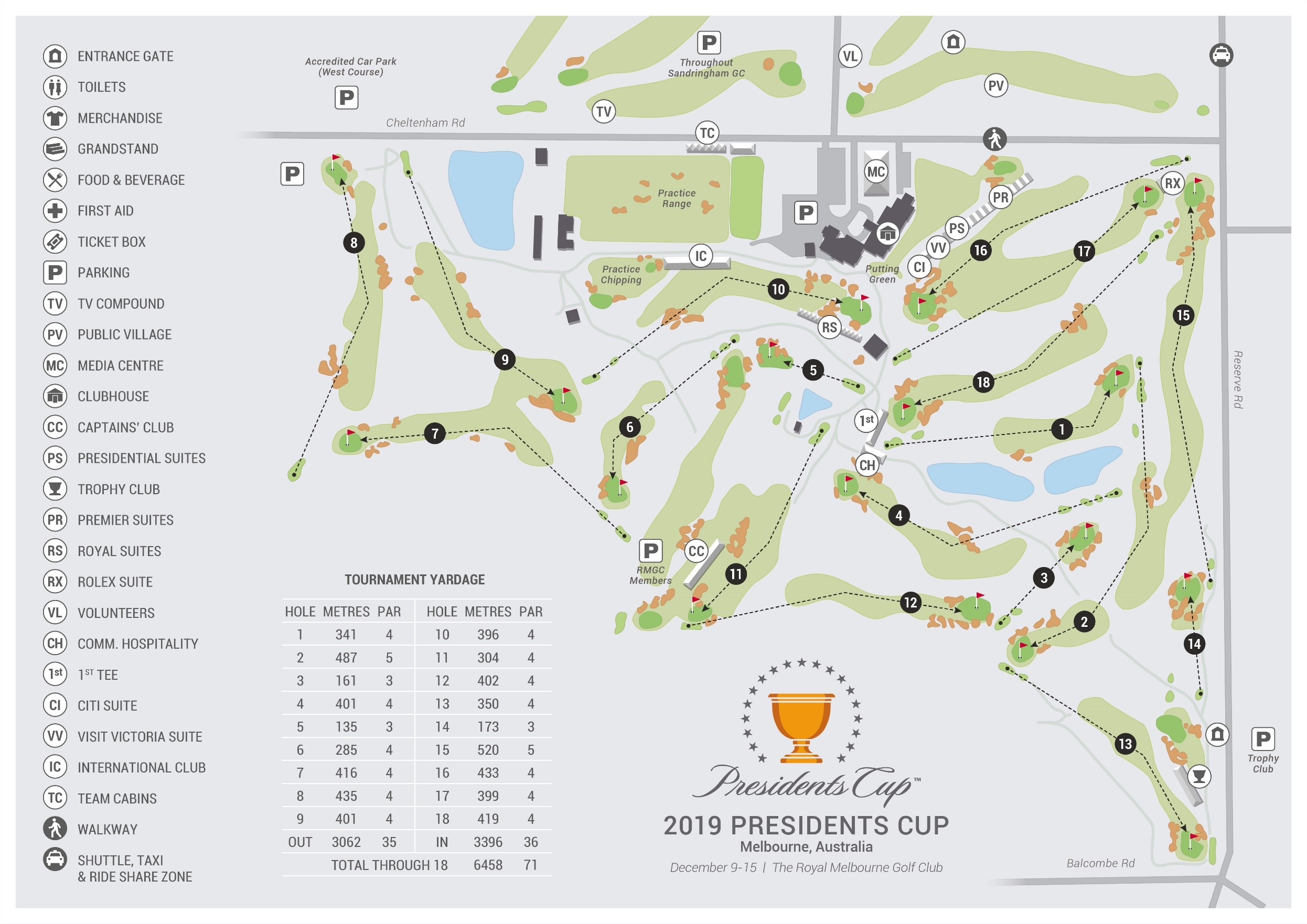 Presidents Cup Hospitality Planning